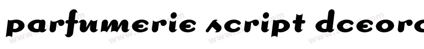 parfumerie script dceoratinc字体转换